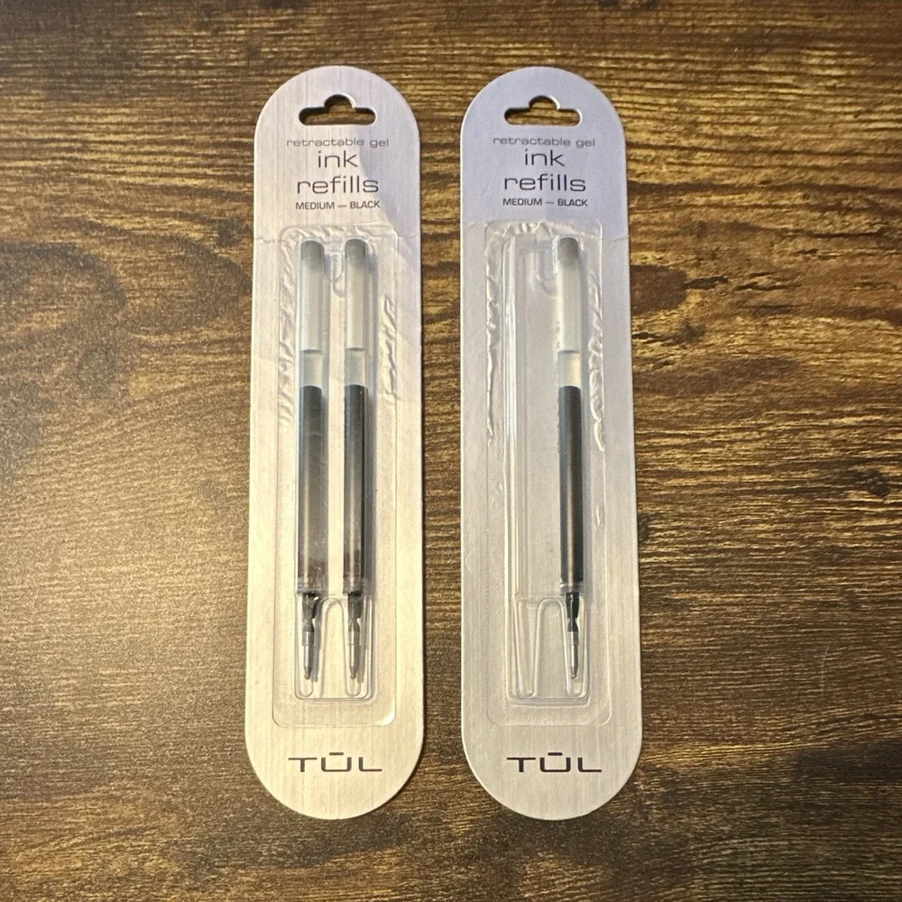 TUL Retractable Gel Ink Refills (3 Each) For Retractable Gel Pens